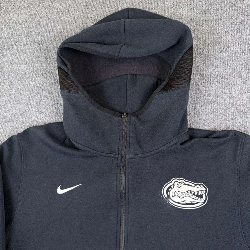 Nike Showtime Hoodie Mens XL Black Full Zip Florida Gators Basketball